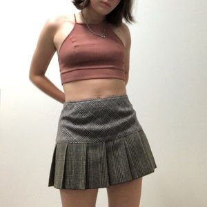 Plaid Juicy Couture Mini Skirt
